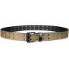 imageDickies Mens Double Prong Leather Work Belt  Fully Adjustable Regular amp Big and Tall SizesOlive Perforated