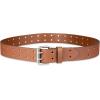 imageDickies Mens Double Prong Leather Work Belt  Fully Adjustable Regular amp Big and Tall SizesTan