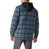 imageDickies Mens Water Repellent Flannel Hooded Shirt JacketDark Navy