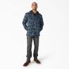 imageDickies Mens Water Repellent Flannel Hooded Shirt JacketDark Navy