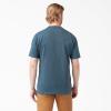 imageDickies Mens Big amp Tall Heavyweight Crew Neck Short Sleeve Tee BigTallBaltic Blue Heather