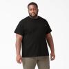 imageDickies Mens Big amp Tall Heavyweight Crew Neck Short Sleeve Tee BigTallBlack