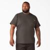 imageDickies Mens Big amp Tall Heavyweight Crew Neck Short Sleeve Tee BigTallBlack Olive