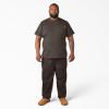 imageDickies Mens Big amp Tall Heavyweight Crew Neck Short Sleeve Tee BigTallBlack Olive
