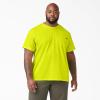 imageDickies Mens Big amp Tall Heavyweight Crew Neck Short Sleeve Tee BigTallBright Yellow