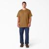 imageDickies Mens Big amp Tall Heavyweight Crew Neck Short Sleeve Tee BigTallBrown Duck