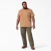 imageDickies Mens Big amp Tall Heavyweight Crew Neck Short Sleeve Tee BigTallBrown Duck Heather