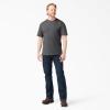 imageDickies Mens Big amp Tall Heavyweight Crew Neck Short Sleeve Tee BigTallCharcoal Gray Heather