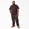 imageDickies Mens Big amp Tall Heavyweight Crew Neck Short Sleeve Tee BigTallChocolate
