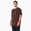imageDickies Mens Big amp Tall Heavyweight Crew Neck Short Sleeve Tee BigTallChocolate