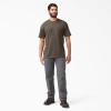 imageDickies Mens Big amp Tall Heavyweight Crew Neck Short Sleeve Tee BigTallChocolate Brown
