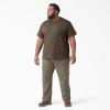 imageDickies Mens Big amp Tall Heavyweight Crew Neck Short Sleeve Tee BigTallChocolate Brown