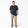 imageDickies Mens Big amp Tall Heavyweight Crew Neck Short Sleeve Tee BigTallDark Navy
