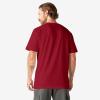imageDickies Mens Big amp Tall Heavyweight Crew Neck Short Sleeve Tee BigTallEnglish Red
