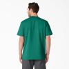 imageDickies Mens Big amp Tall Heavyweight Crew Neck Short Sleeve Tee BigTallGreen Heather