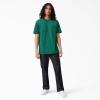 imageDickies Mens Big amp Tall Heavyweight Crew Neck Short Sleeve Tee BigTallGreen Heather