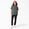 imageDickies Mens Big amp Tall Heavyweight Crew Neck Short Sleeve Tee BigTallHunter Green Heather