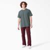 imageDickies Mens Big amp Tall Heavyweight Crew Neck Short Sleeve Tee BigTallSmoke Blue
