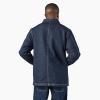imageDickies Mens Blanket Lined Denim Chore CoatRinsed Indigo Blue