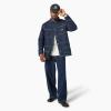 imageDickies Mens Blanket Lined Denim Chore CoatRinsed Indigo Blue