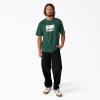imageDickies Mens Short Sleeve Graphic TeePine Green  Sevier