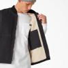 imageDickies Mens Stonewashed Duck High Pile Fleece Lined VestStonewashed Black