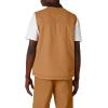 imageDickies Mens Stonewashed Duck High Pile Fleece Lined VestStonewashed Brown Duck