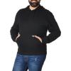 imageDickies mens Big Tall Pullover Fleece HoodieBlack