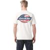 imageDickies Mens Short Sleeve Graphic TeeAmericana  Snow White