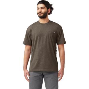imageDickies Mens Big amp Tall Heavyweight Crew Neck Short Sleeve Tee BigTallChocolate Brown