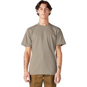 imageDickies Mens Big amp Tall Heavyweight Crew Neck Short Sleeve Tee BigTallDesert Sand