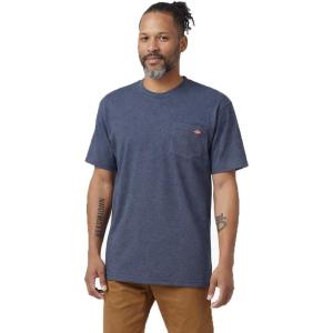imageDickies Mens Big amp Tall Heavyweight Crew Neck Short Sleeve Tee BigTallInk Navy Heather