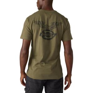 imageDickies Mens Short Sleeve Graphic TeeMilitary Green  United