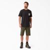 imageDickies Mens Tempiq 13 Inch Performance Hybrid Utility ShortsMilitary Green