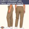 imageDickies Womens Curvy Straight Leg Stretch Twill PantDesert Sand