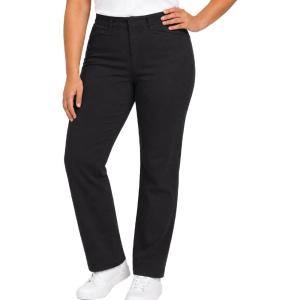 imageDickies Womens Curvy Straight Leg Stretch Twill PantBlack