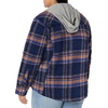 image:imageDickies Womens Womens Plus Flannel Hooded Shirt Jacket