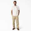 image:imageDickies Mens Construction Crew Short Sleeve TShirtNatural