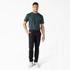 image:imageDickies Mens Skinny Straight Double Knee Work PantsBlack V1
