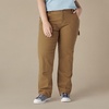 image:imageDickies Womens Womens Plus Double Front Duck Carpenter PantsRinsed Brown Duck