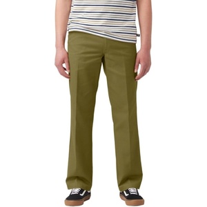image:imageDickies Mens Skateboarding Regular Fit Twill PantsGreen Moss