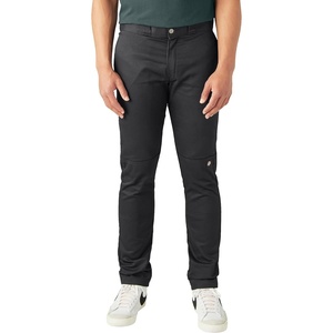 image:imageDickies Mens Skinny Straight Double Knee Work PantsBlack V1