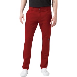 image:imageDickies Mens Skinny Straight Double Knee Work PantsEnglish Red V1