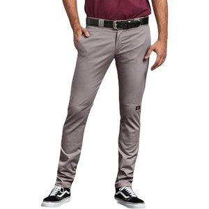 image:imageDickies Mens Skinny Straight Double Knee Work PantsSilver