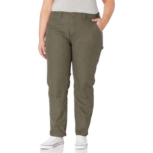 image:imageDickies Womens Womens Plus Double Front Duck Carpenter PantsRinsed Moss Green