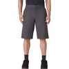 image:imageDickies Mens Cooling Tempiq Active Waist Flat Front Shorts  PCharcoal V1