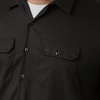 image:imageDickies Mens Flex Relaxed Fit Long Sleeve Work ShirtBlack