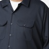 image:imageDickies Mens Flex Relaxed Fit Long Sleeve Work ShirtDark Navy