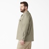 image:imageDickies Mens Flex Relaxed Fit Long Sleeve Work ShirtDesert Sand