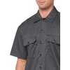 image:imageDickies Mens Flex Relaxed Fit Short Sleeve Work ShirtCharcoal